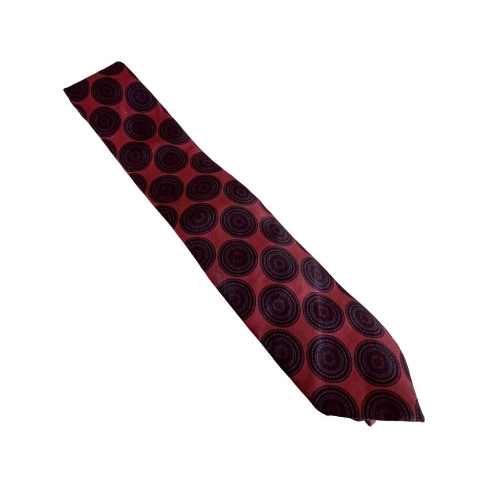 Vintage Silk Burnt Orange, Desert Red Tie, Resilio Vintage Necktie